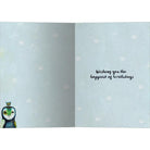inside of Tree Free Happiness Never Decreases Owl card with its printed message — Eternal Spirit