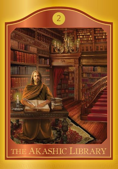 The Akashic Tarot card sharing the deck's luminous illustration style — Eternal Spirit