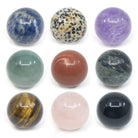 rich violet Amethyst 30mm hand-polished sphere — Eternal Spirit