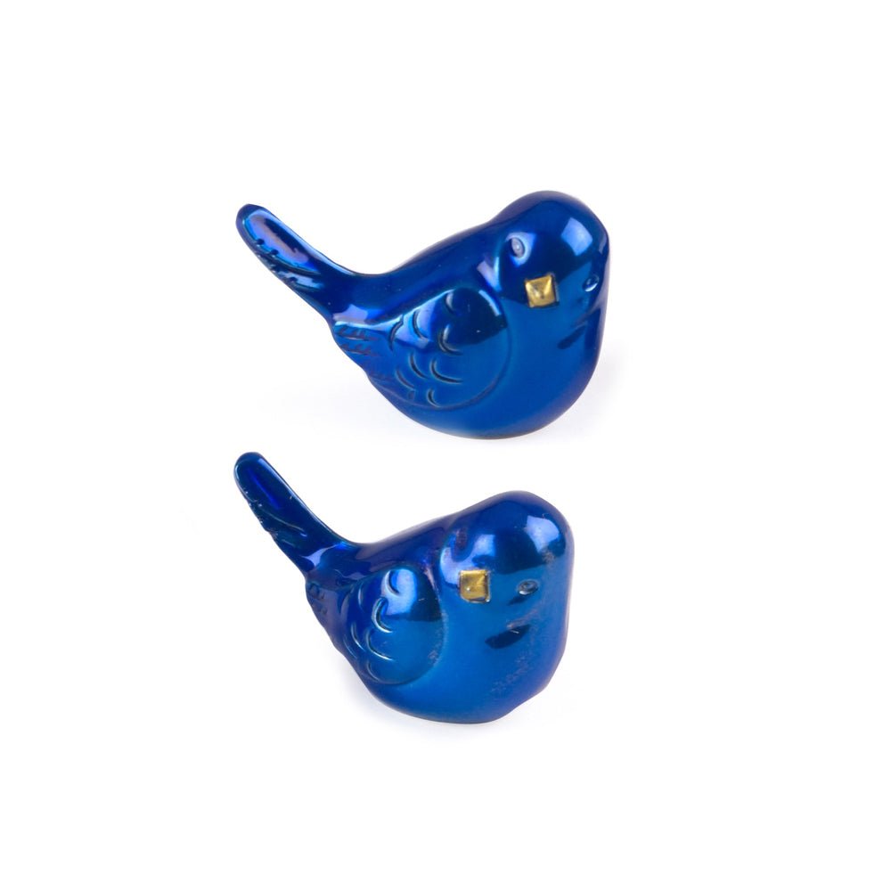 "Blue Bird" of Happiness charm, detailed front view — Eternal Spirit