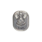 Delicate guardian angel charm inscribed with 'Faith' — Eternal Spirit