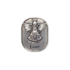 Delicate guardian angel charm inscribed with 'Love' — Eternal Spirit