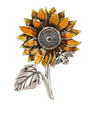 Lucky "Sunflower” charm, detailed front view — Eternal Spirit