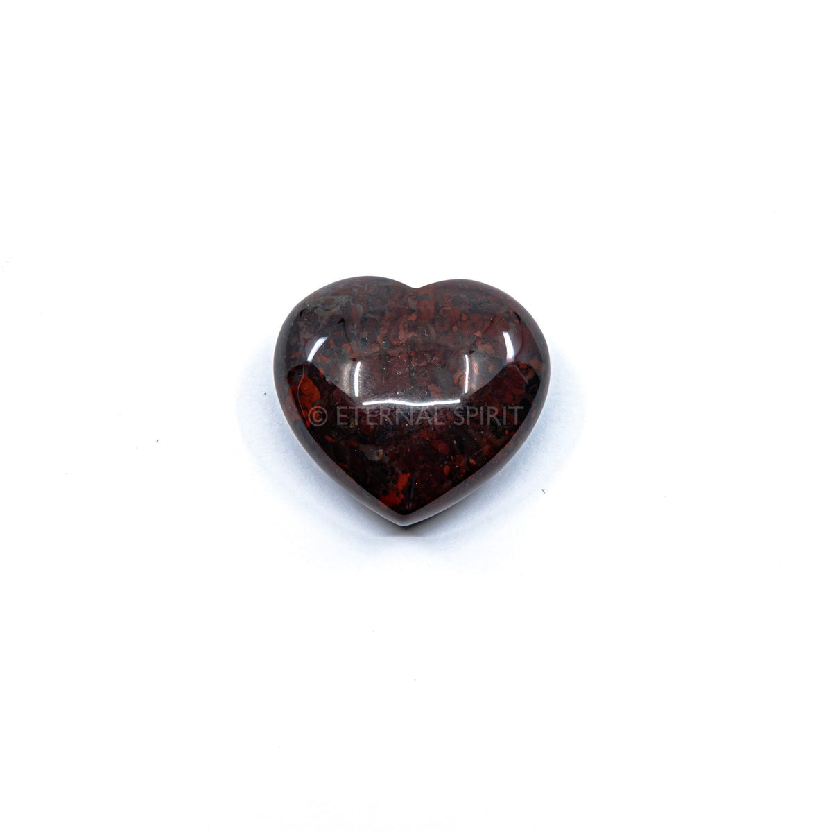 rich green Jade 40mm hand-polished heart — Eternal Spirit