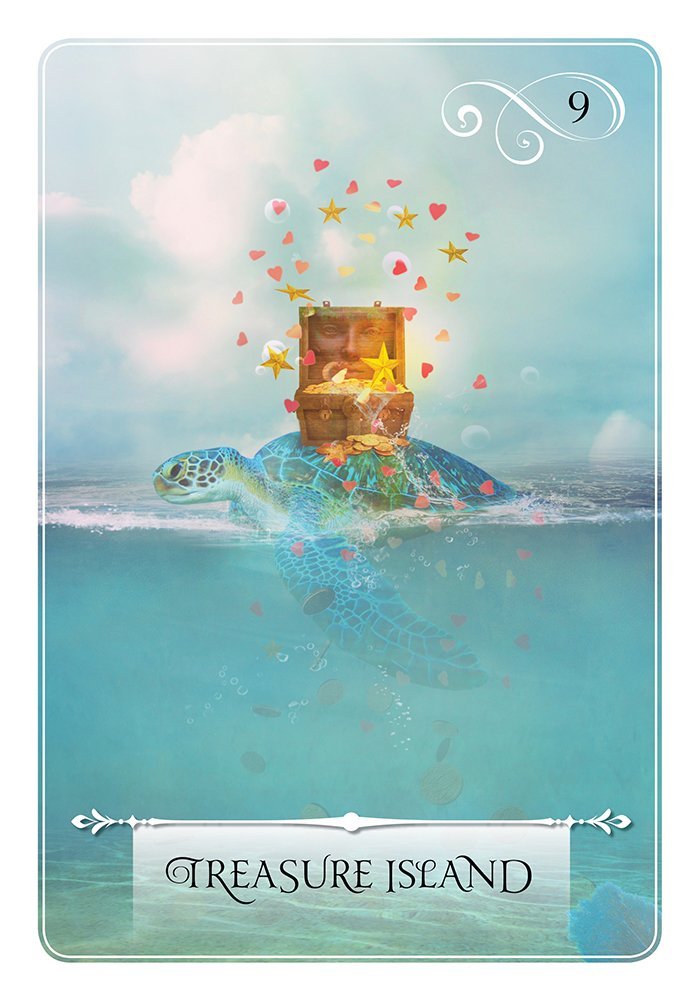 Wisdom of the Oracle Oracle card illuminating the deck's rich colour palette — Eternal Spirit