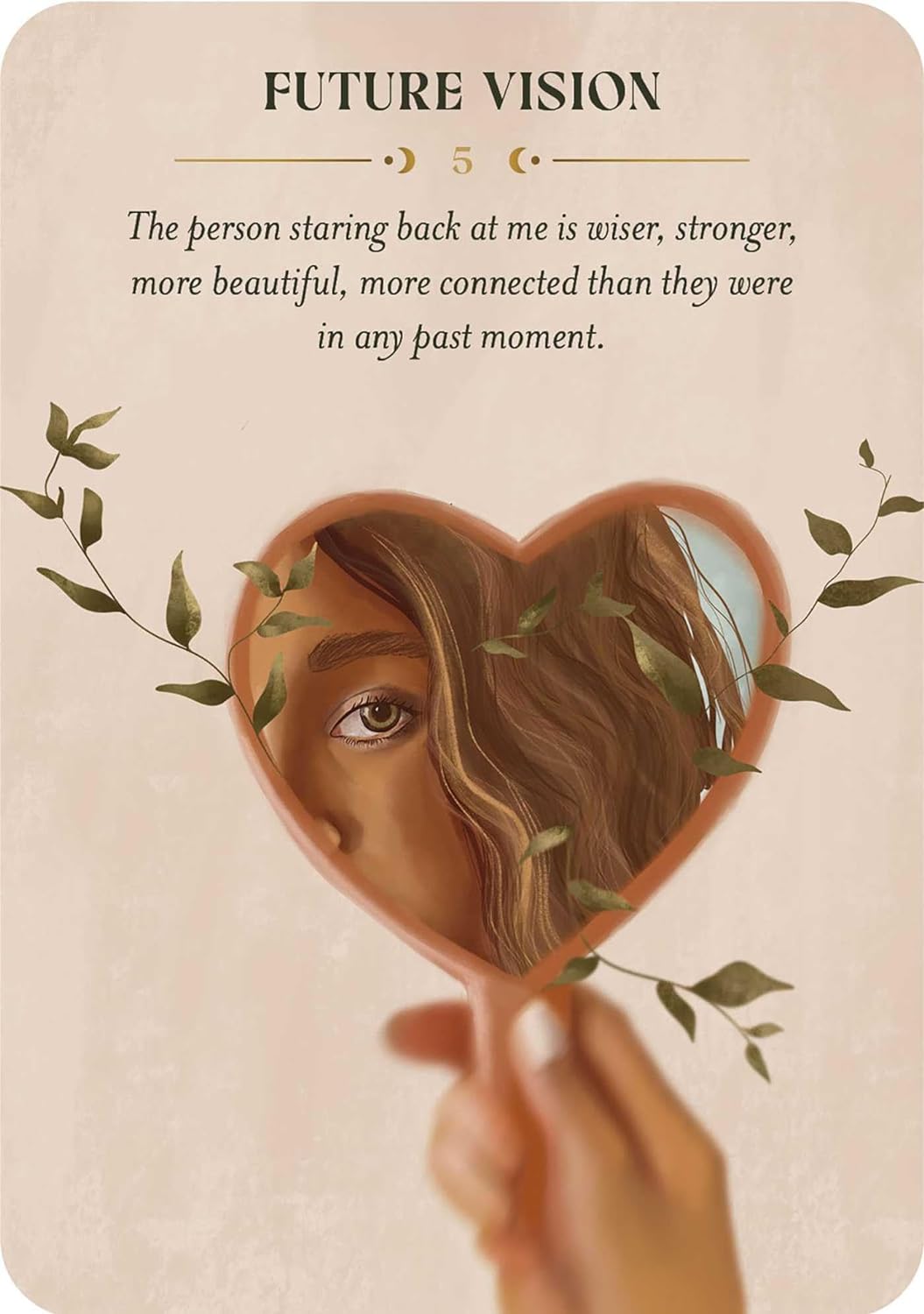 Love and Light Mantra Cards card displaying the deck's hand-painted illustrations — Eternal Spirit