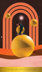 Sample card from the Radiant Wilds Tarot tarot deck — Eternal Spirit