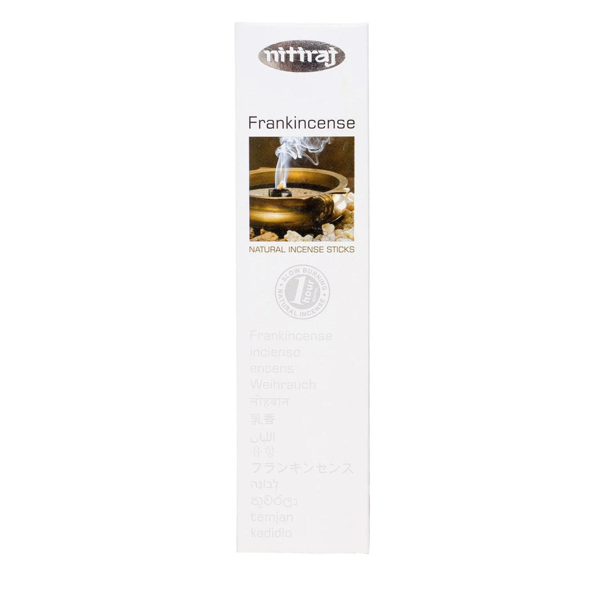 incense sticks - nitiraj naturals "frankincense", artisan packaging on white background — Eternal Spirit