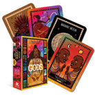 Spread of African Gods Oracle cards displaying rich African deity illustrations — Eternal Spirit