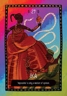 African Gods Oracle card showing the deck's detailed artistic vision — Eternal Spirit