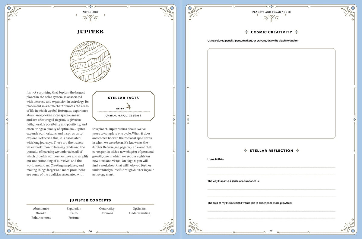 interior preview 2 of Astrology In Focus Workbook — Eternal Spirit