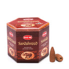 backflow incense cones - hem "sandalwood", cone-shaped incense for backflow burners — Eternal Spirit