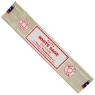 incense sticks - satya "white sage", aromatic herbal bundle on white background — Eternal Spirit