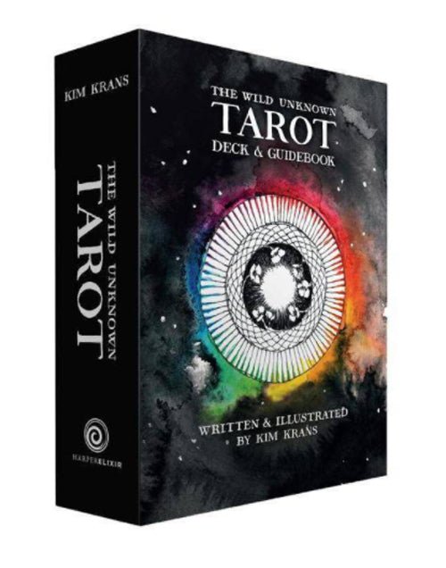 The Wild Unknown Tarot dark box with radiating lines design by HarperElixir — Eternal Spirit