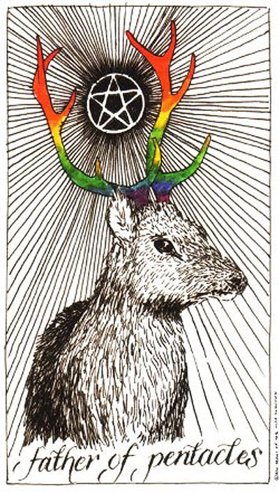 The Wild Unknown Tarot card exploring the deck's contemplative imagery — Eternal Spirit