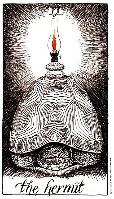 The Wild Unknown Tarot card sharing the deck's luminous illustration style — Eternal Spirit