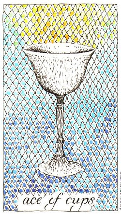 The Wild Unknown Tarot card portraying the deck's otherworldly aesthetic — Eternal Spirit