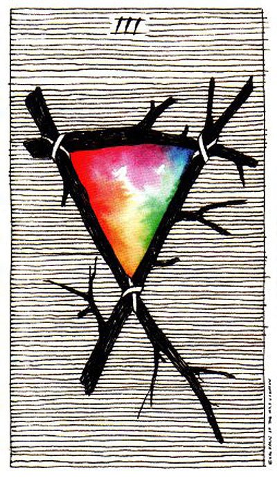The Wild Unknown Tarot card demonstrating the deck's inspired artistry — Eternal Spirit