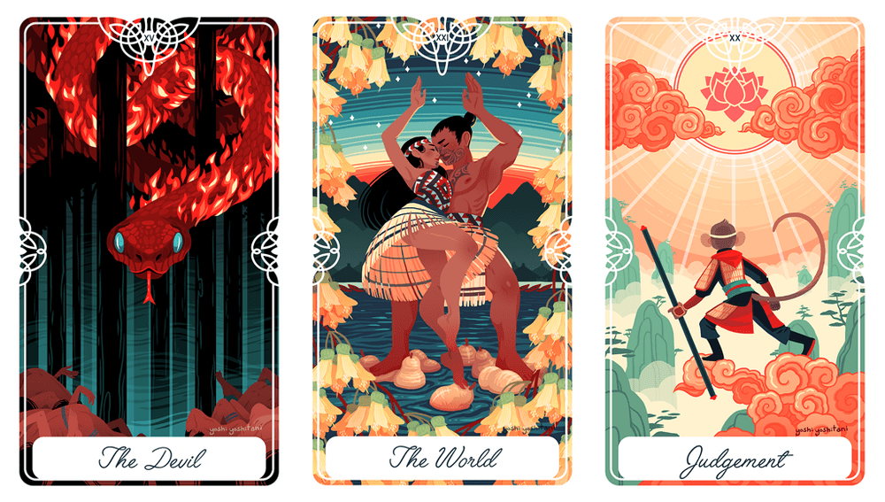 Tarot of the Divine card demonstrating the deck's inspired artistry — Eternal Spirit