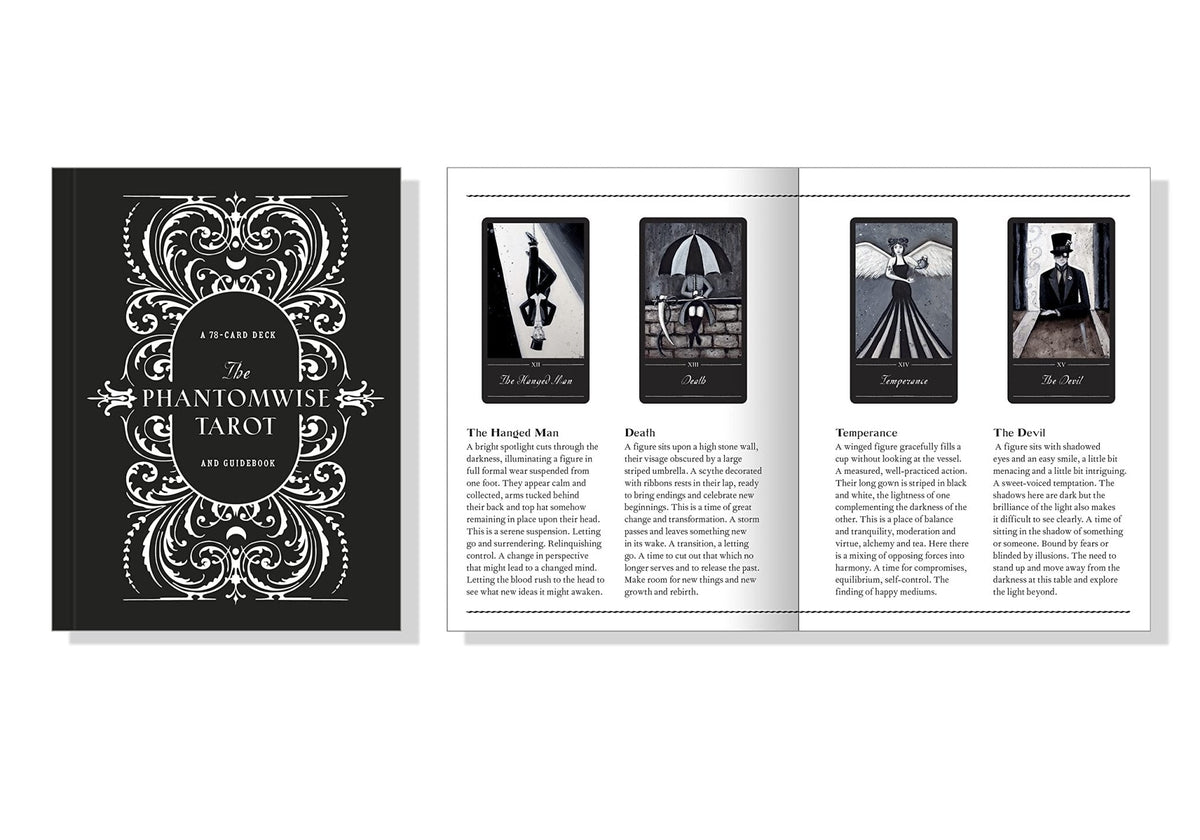The Phantomwise Tarot card offering a glimpse of the deck's sacred imagery — Eternal Spirit
