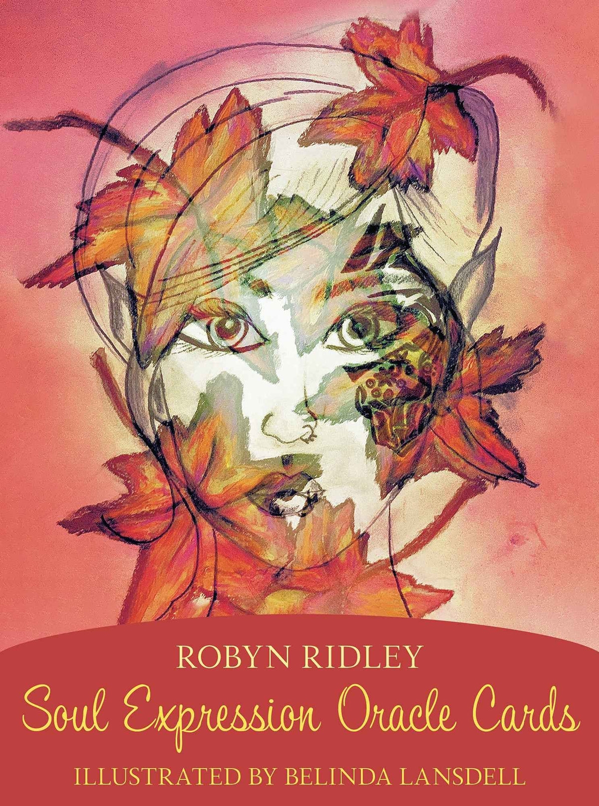 Soul Expression Oracle Cards box with colourful goddess by Robyn Ridley — Eternal Spirit