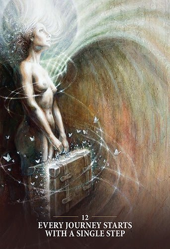 Sacred Rebel Oracle (Borderless Ed) card offering a glimpse of the deck's sacred imagery — Eternal Spirit