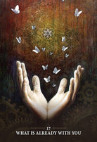 Sacred Rebel Oracle (Borderless Ed) card showing the deck's detailed artistic vision — Eternal Spirit