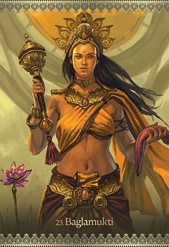 Kali Oracle card offering a glimpse of the deck's sacred imagery — Eternal Spirit