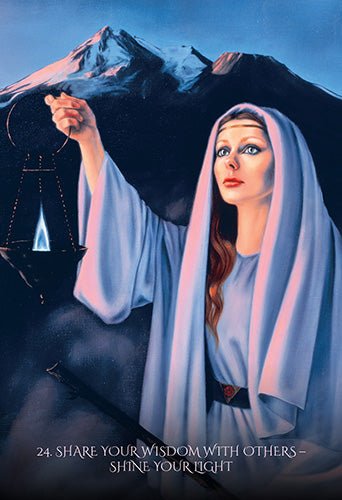 Through the Eyes of the Soul Cards card reflecting the deck's transcendent artwork — Eternal Spirit