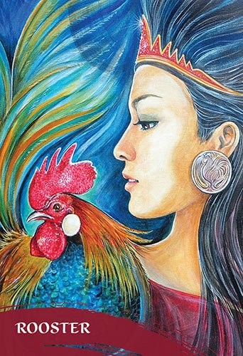 The Zen of Animals Oracle card sharing the deck's luminous illustration style — Eternal Spirit