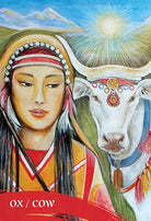The Zen of Animals Oracle card reflecting the deck's transcendent artwork — Eternal Spirit