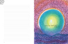 How to Heal a Broken Heart Journal featuring the journal's contemplative artwork — Eternal Spirit