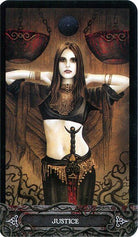 The Tarot of Vampyres card presenting the deck's visionary illustrations — Eternal Spirit