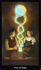 The Steampunk Tarot card revealing the deck's deeply layered symbolism — Eternal Spirit