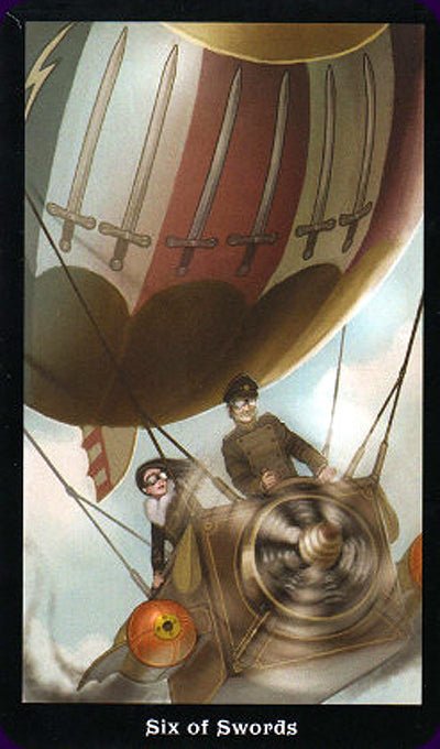 The Steampunk Tarot card portraying the deck's otherworldly aesthetic — Eternal Spirit