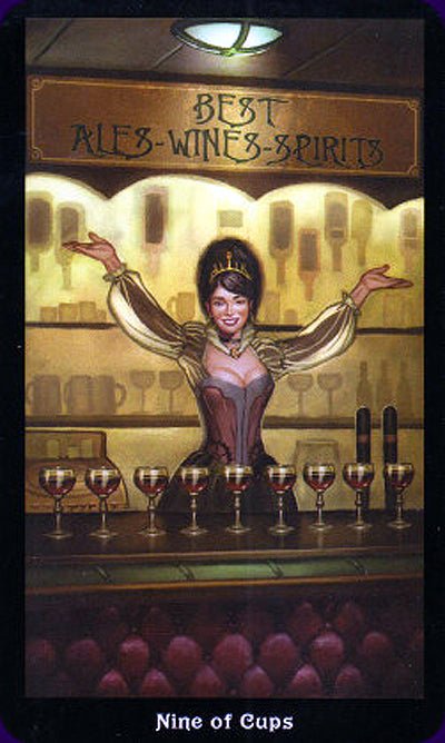 The Steampunk Tarot card demonstrating the deck's inspired artistry — Eternal Spirit