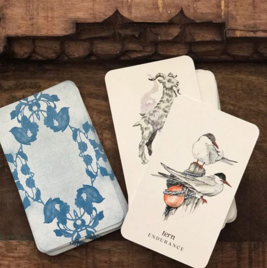 Winterseer Animal Oracle card offering a glimpse of the deck's sacred imagery — Eternal Spirit