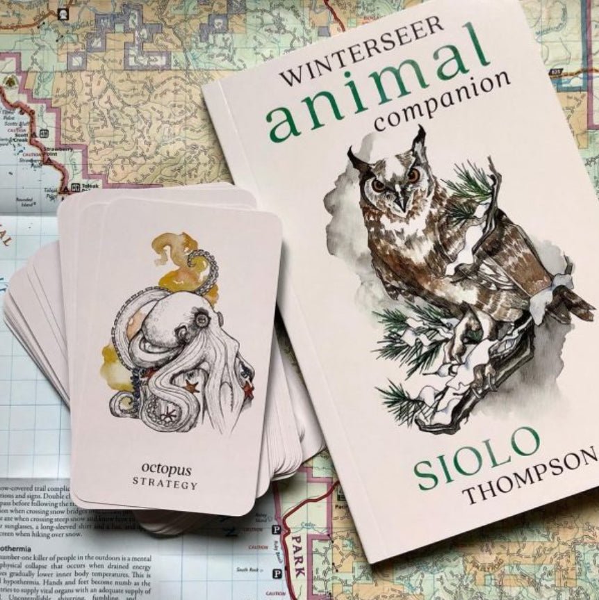 Winterseer Animal Oracle card showing the deck's detailed artistic vision — Eternal Spirit