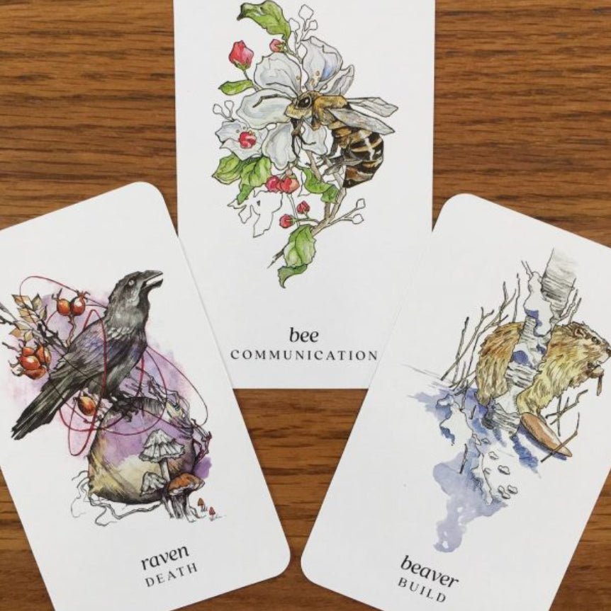 Winterseer Animal Oracle card featuring the deck's enchanting card art — Eternal Spirit