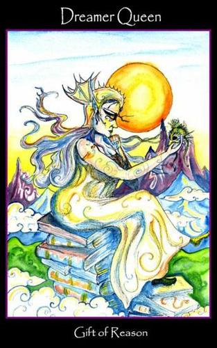 Tarot of the Sidhe card illuminating the deck's rich colour palette — Eternal Spirit