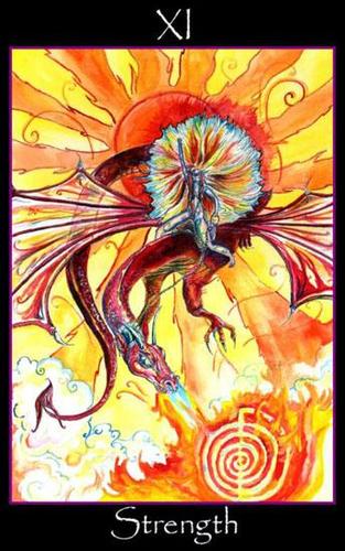 Tarot of the Sidhe card presenting the deck's visionary illustrations — Eternal Spirit