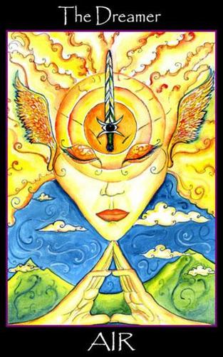 Tarot of the Sidhe card offering a glimpse of the deck's sacred imagery — Eternal Spirit