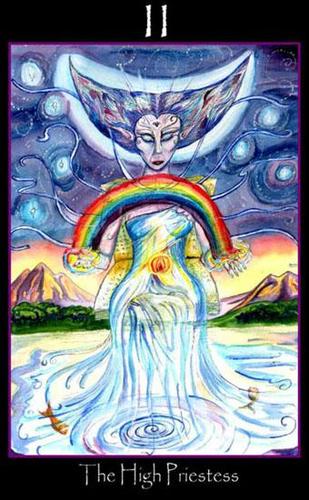 Tarot of the Sidhe card showing the deck's detailed artistic vision — Eternal Spirit