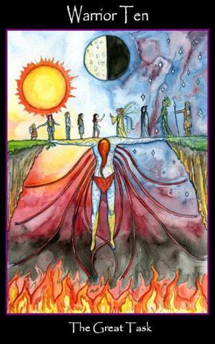 Tarot of the Sidhe card featuring the deck's enchanting card art — Eternal Spirit