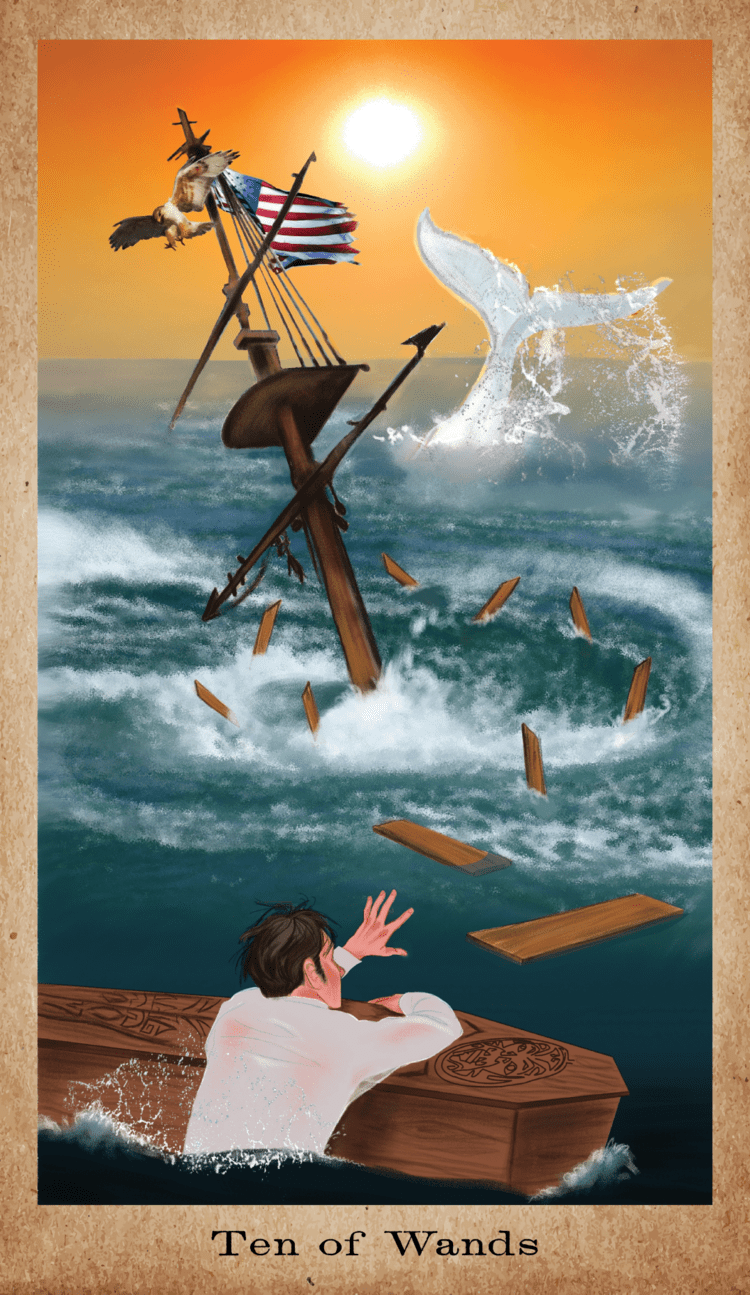 The American Renaissance Tarot card demonstrating the deck's inspired artistry — Eternal Spirit