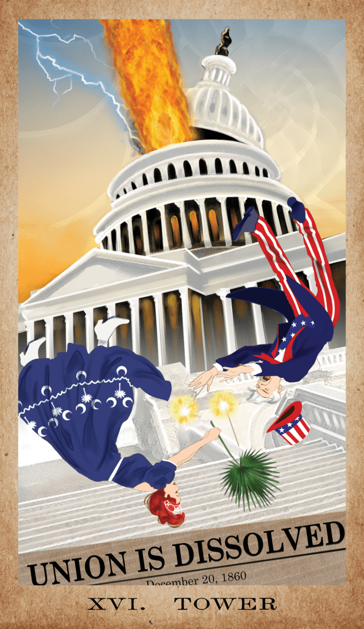 The American Renaissance Tarot card exhibiting the deck's transformative card art — Eternal Spirit