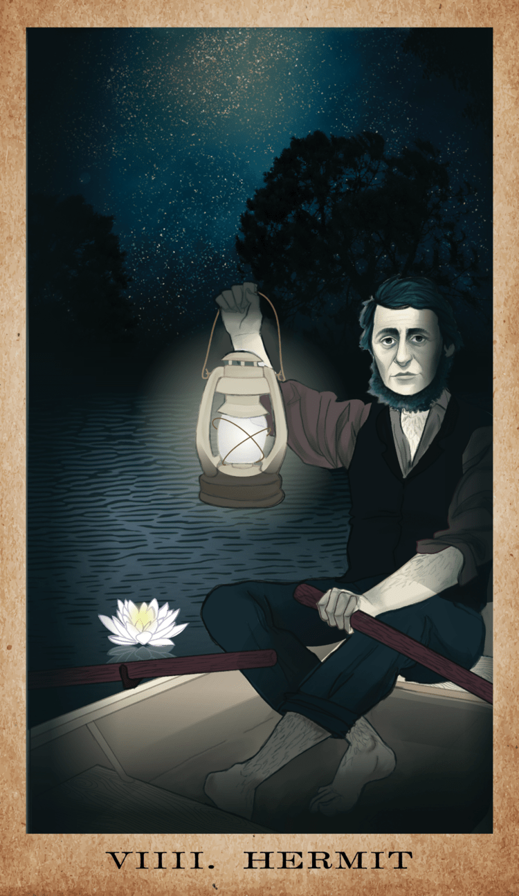 The American Renaissance Tarot card revealing the deck's deeply layered symbolism — Eternal Spirit