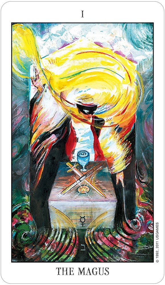 Tarot of the Spirit card displaying the deck's hand-painted illustrations — Eternal Spirit
