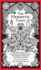 The Hermetic Tarot red-bordered box with intricate black and white esoteric artwork — Eternal Spirit