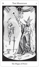 Hermetic Tarot card exhibiting the deck's transformative card art — Eternal Spirit
